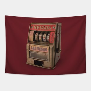 Human Slot Machine Vintage Look Fanart Tapestry