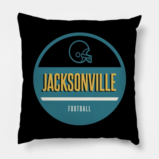 jacksonville football Pillow by BVHstudio