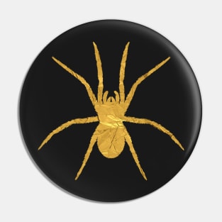 Gold Spider Pin