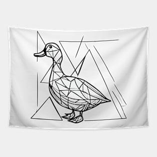 Geometric Duck Tapestry