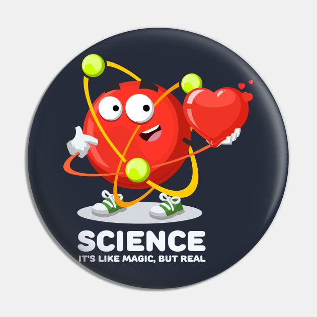 atom character SCIENCE It's Like Magic, But Real Pin by VizRad