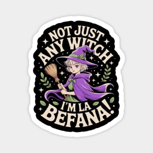 Not Just Any Witch, I’m La Befana Funny Italian Epiphany Magnet