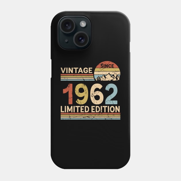 Vintage Since 1962 Limited Edition 61st Birthday Gift Vintage Men's Phone Case by Schoenberger Willard