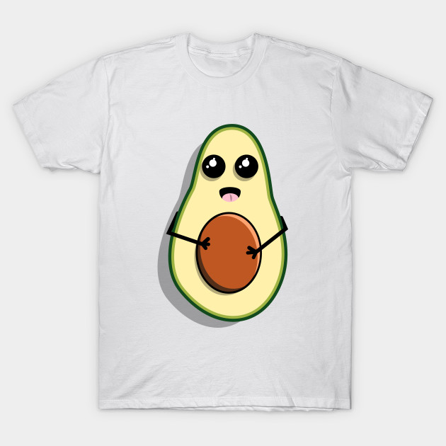 Pregnant Avocado - Pregnant Avocado Cartoon Cute - T-Shirt | TeePublic