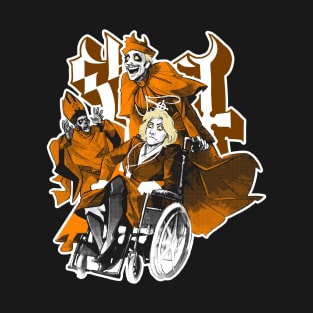 Funny Ghost Dark Orange T-Shirt