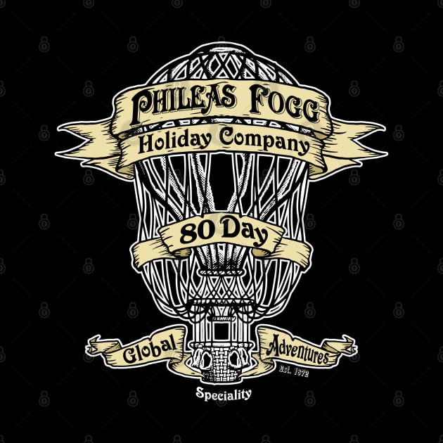 Book Lover print - Phileas Fogg Holiday Company product by Vector Deluxe