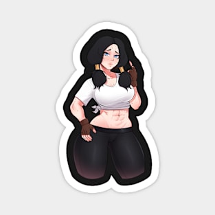 Videl from dbz cute sticker Magnet