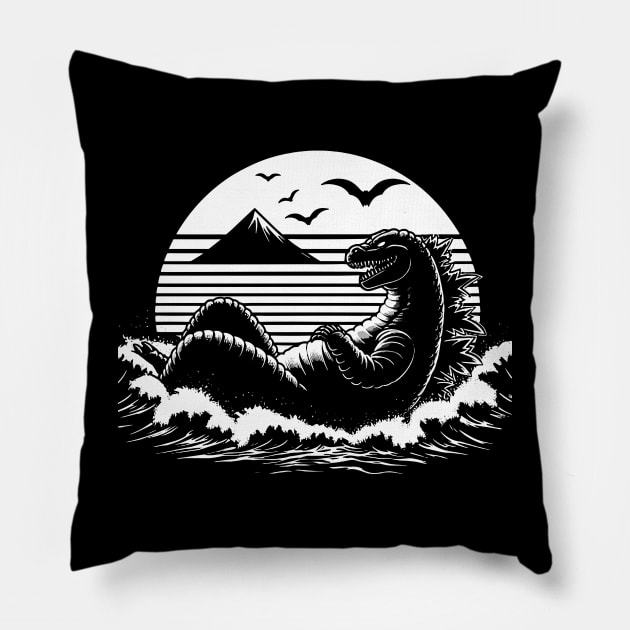 Godzilla Pillow by Rizstor