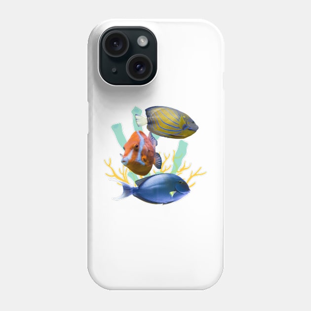 Colorful Marine Fish, Nice design for Marine Fish Keeper Phone Case by Abstractdiva
