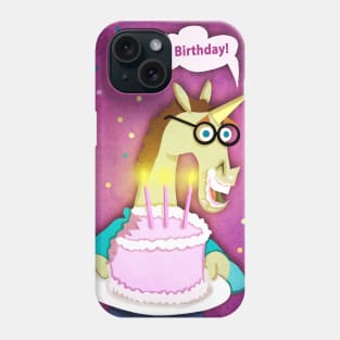 Birthday Cake Unicorn Phone Case