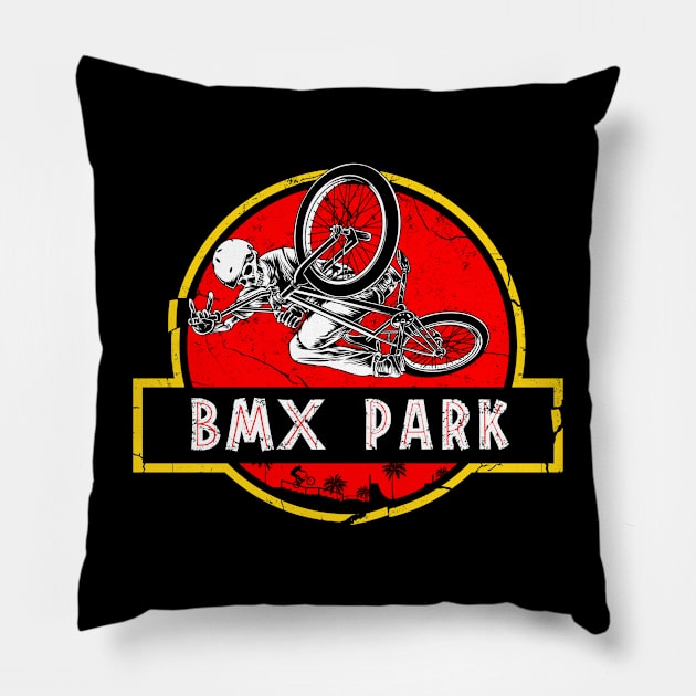 Bmx park 2 Pillow by joerock