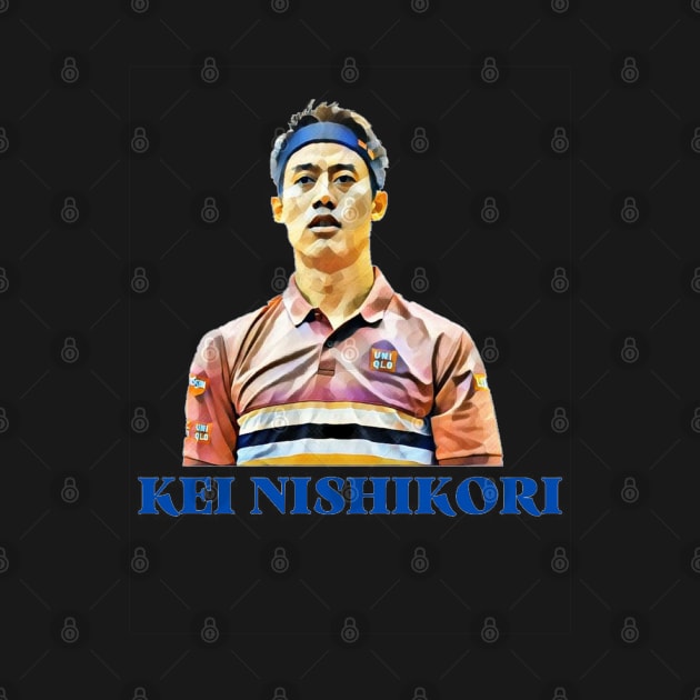 kei nishikori by BorodinaAlen