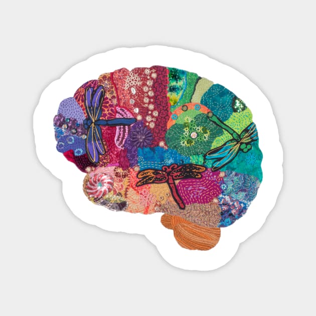 Dragonfly Brain - Creativity and Change Magnet by Laurabund