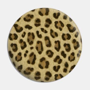 Leopard Animal Print Skin Pattern Pin