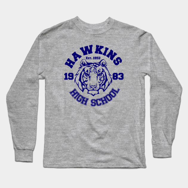 Hawkins High School Shirt Stranger Things Long Sleeve T Shirt