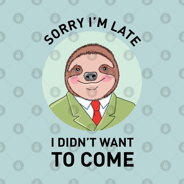 Sloth Employee by SuperrSunday