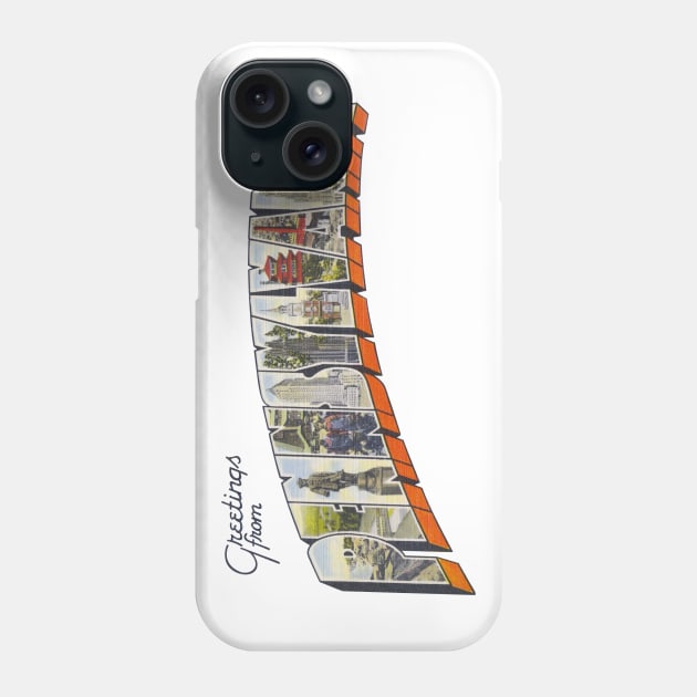 Greetings from Pennsylvania Phone Case by reapolo