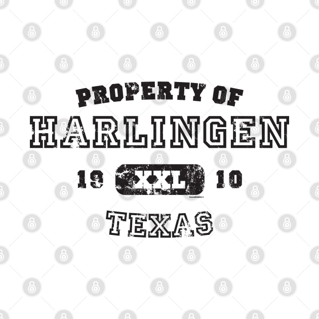 Property of Harlingen Texas Athletic Design by CamcoGraphics