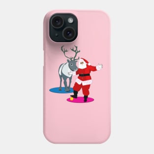 Santa Claus and Reindeer Phone Case