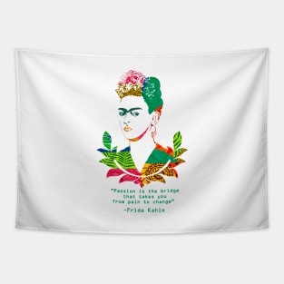 Frida Passion Quote Tapestry