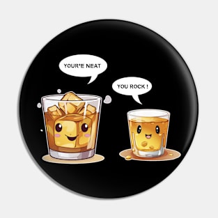 Whisky Rocks Pin