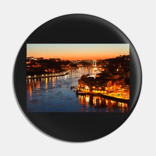 Ponte da Arrabida and Ribeira at dusk, Porto Pin