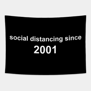 Social Distancing Since 2001 Tapestry
