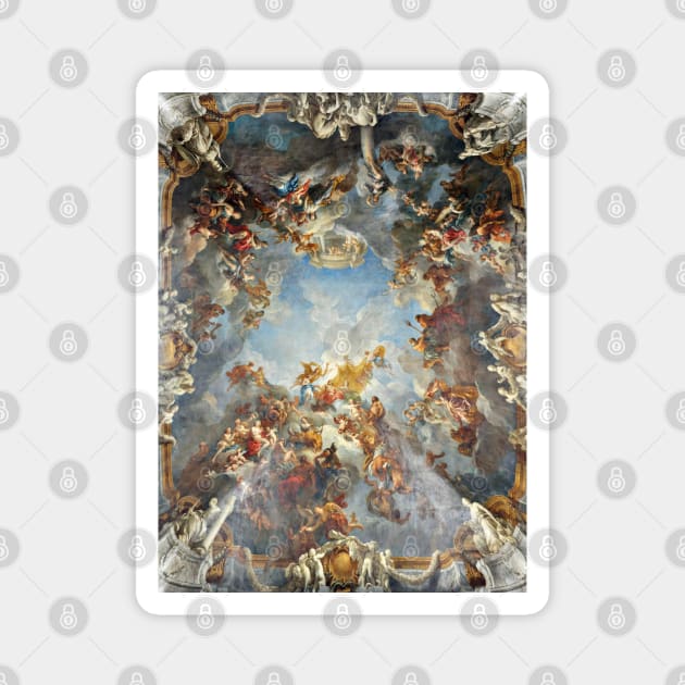 The Apotheosis of Hercules Versailles Palace Ceiling Mural Magnet by walltowall