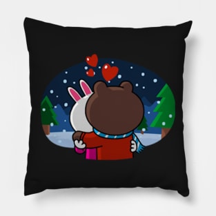 brown and cony Pillow