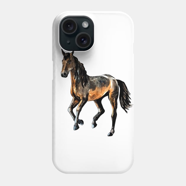 horse Phone Case by VicaVeresk