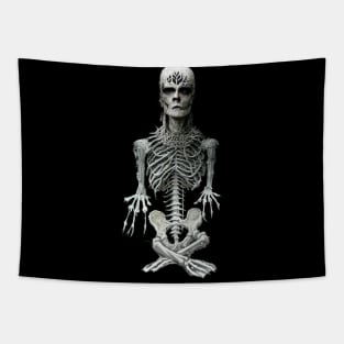 BlackMetal Homunculus Skeleton Artwork Tapestry