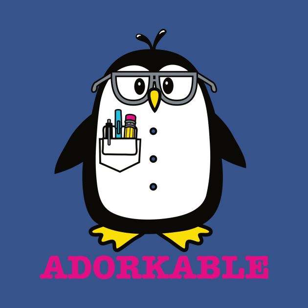 Adorkable Penguin by toddgoldmanart