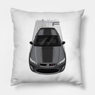 Ford Falcon GT-F 351 - Grey - Black Stripe Pillow