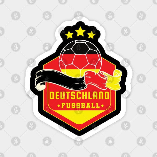 Deutschland Fussball Magnet by footballomatic