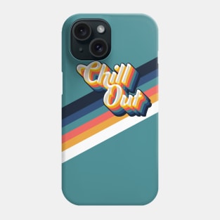 Chill Out Vintage Stripes Phone Case