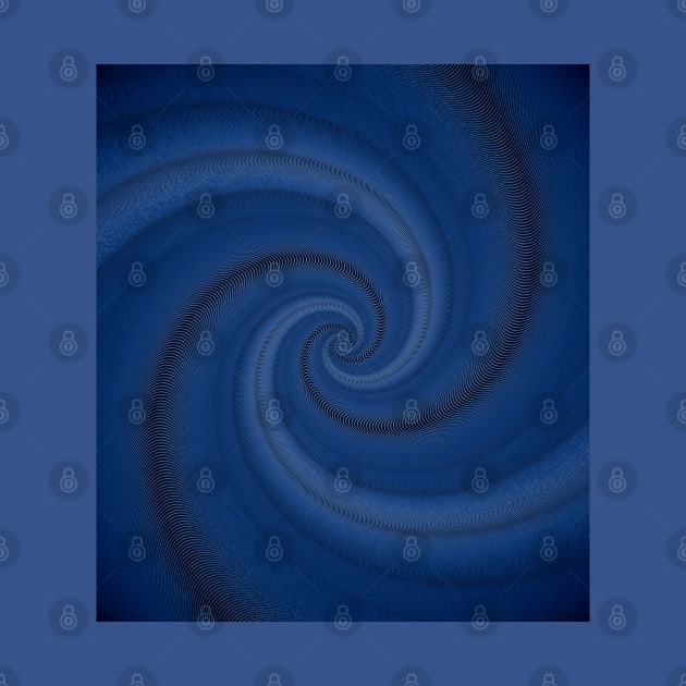 Endless blue swirl by BumbleBambooPrints