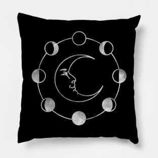 Celestian Moon Phases Pillow