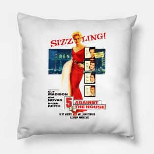 Five Against the House Pillow