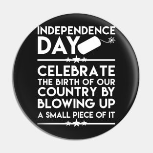 Celebrate Independence Day Pin