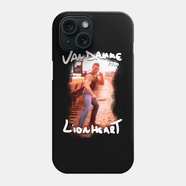 VAN DAMME CLASSIC JCVD LIONHEART 1990 Phone Case by Diyutaka