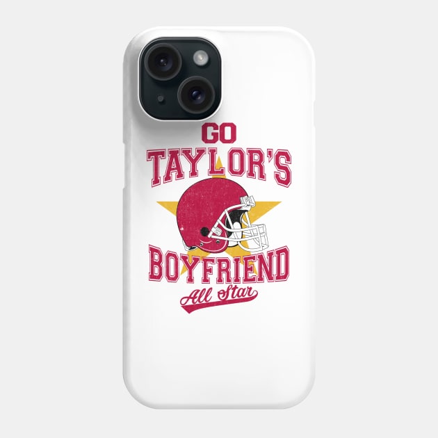 Go Taylor's Boyfriend All Star KC Football Phone Case by RadRetro