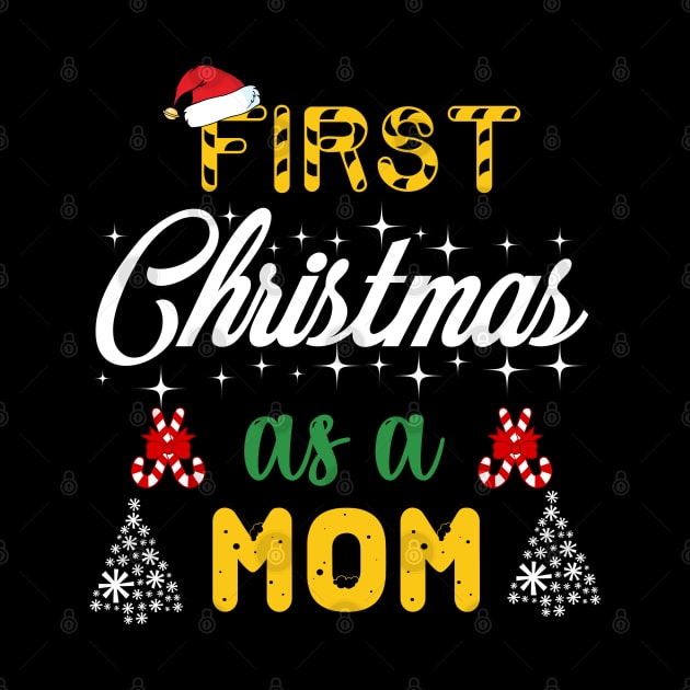 First Christmas as a mom by NAM Illustration