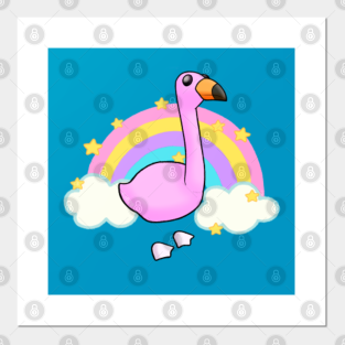 Flamingo Roblox Posters And Art Prints Teepublic - flamingo simulator roblox