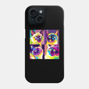 Balinese Pop Art - Cat Lover Gift Phone Case