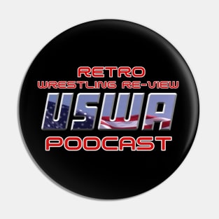 Retro Wrestling Re-View USWA Podcast Pin