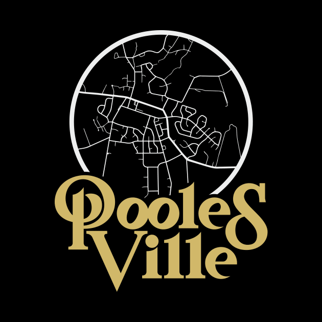 Poolesville Maryland Map by polliadesign