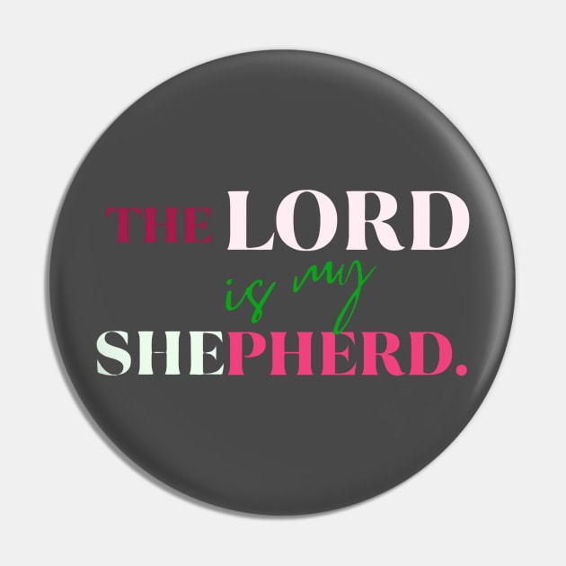 The Lord is my shepherd Pin by HezeShop