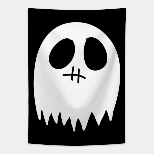 Cute Lifeless Ghost Tapestry by saradaboru