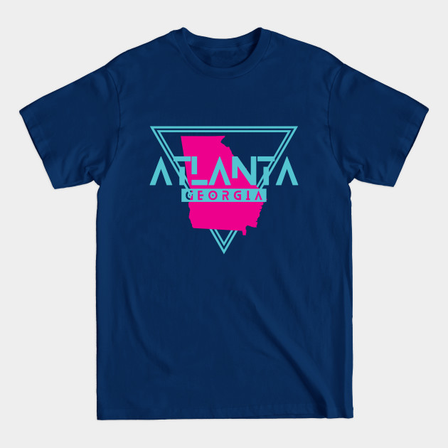 Disover Atlanta Georgia Retro Vintage Triangle GA - Atlanta - T-Shirt