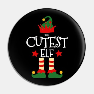 Cutest Elf Matching Family Group Christmas Party Pajamas Pin